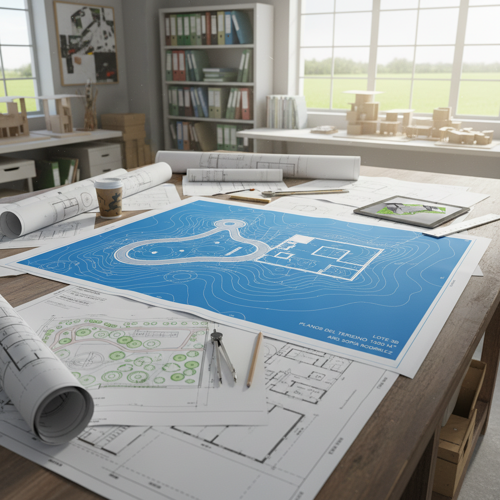 planos de un terreno